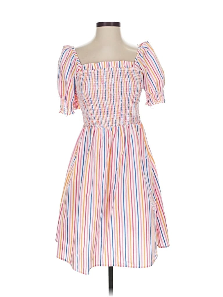 Pre-owned Draper James Casual Dress In White