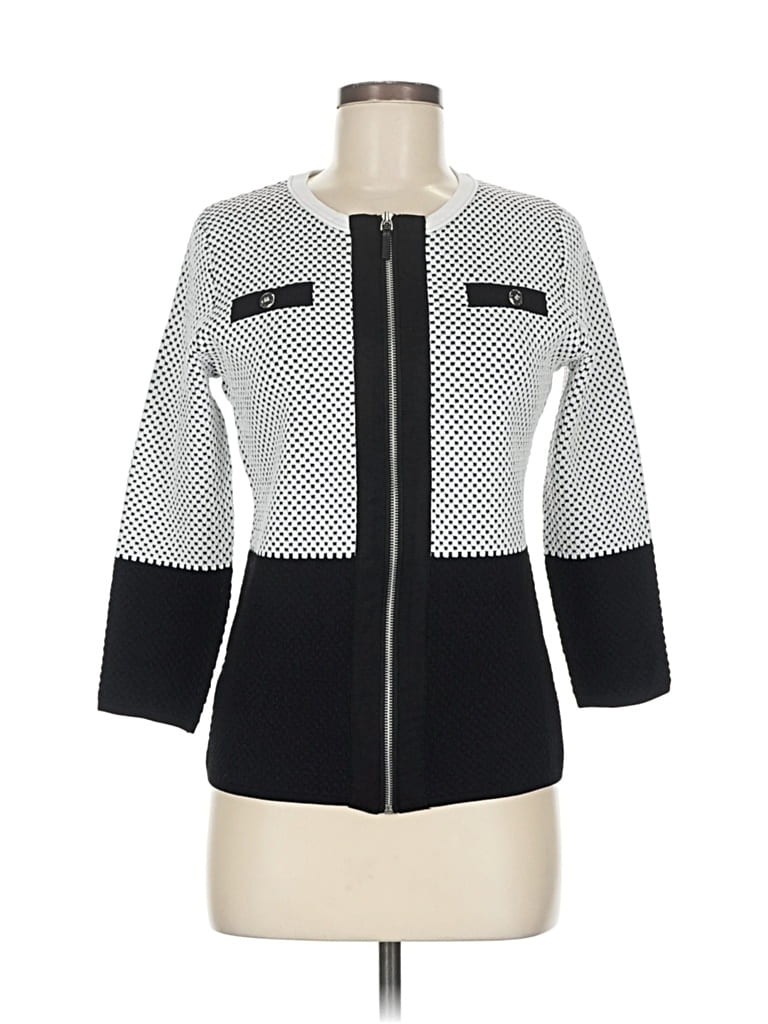 Pre-owned Per Se By Carlisle Jacket In White