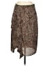 1.State 100% Polyester Animal Print Brown Casual Skirt Size 6 - photo 1