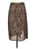 1.State 100% Polyester Animal Print Brown Casual Skirt Size 6 - photo 2