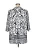 Catherines Silver 3/4 Sleeve Blouse Size 0X - photo 2