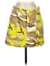Le Superbe Camo Yellow Casual Skirt Size 2 - photo 1