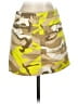 Le Superbe Camo Yellow Casual Skirt Size 2 - photo 2