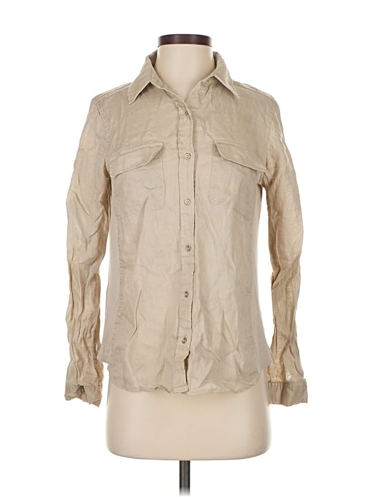 Click to view more detailed imagery on our partner's website Pre-owned Calvin Klein Long Sleeve Button Down Shirt In Brown