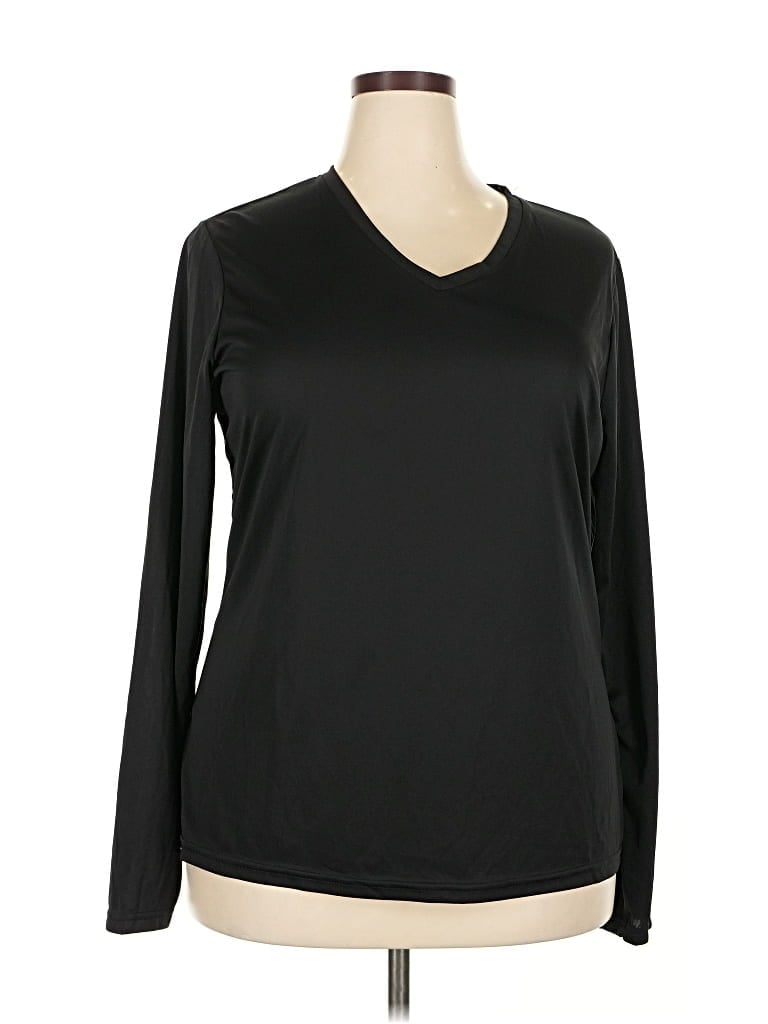 Pre-owned Augusta Sportswear Long Sleeve T-shirt In Black