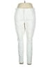 Ann Taylor Solid Ivory Jeans Size 16 - photo 1