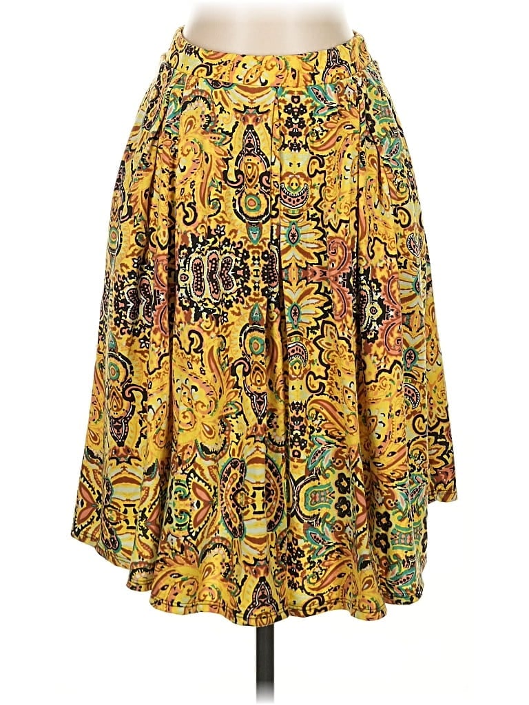 LULAROE Pre-owned Casual Skirt In Yellow