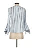 BCBGMAXAZRIA Blue 3/4 Sleeve Blouse Size XXS - photo 2