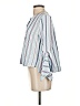 BCBGMAXAZRIA Blue 3/4 Sleeve Blouse Size XXS - photo 5