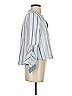 BCBGMAXAZRIA Blue 3/4 Sleeve Blouse Size XXS - photo 4