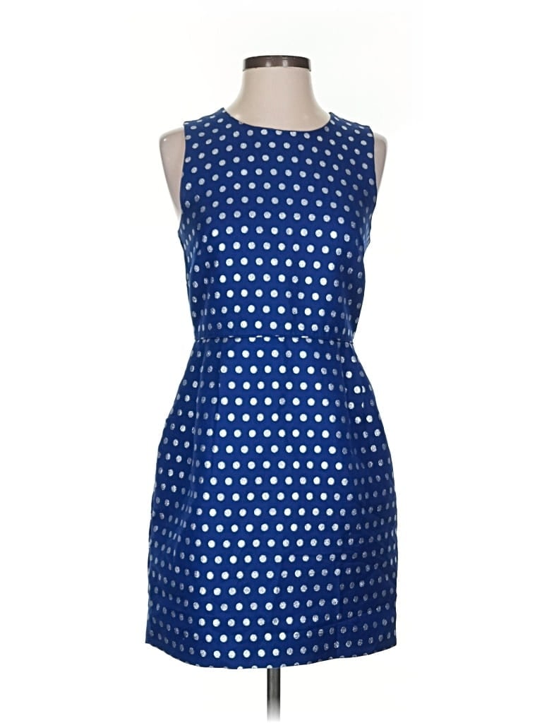 Pre-owned J.crew Factory Store Cocktail Dress In Blue