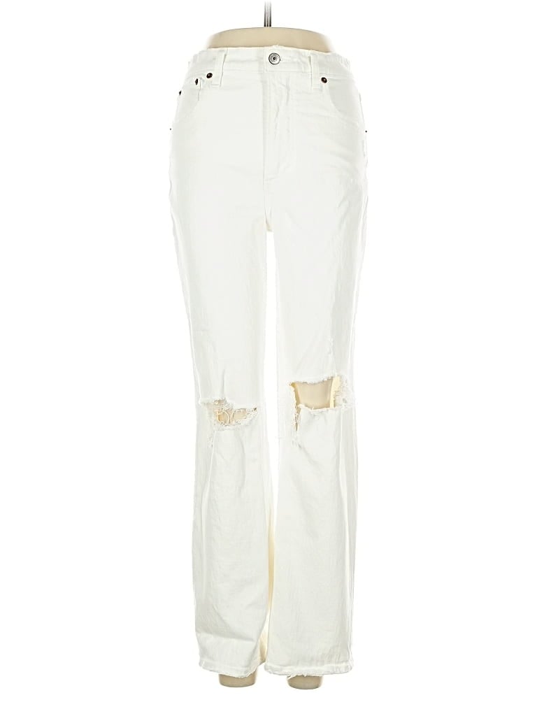 ABERCROMBIE & FITCH Pre-owned Jeans In White