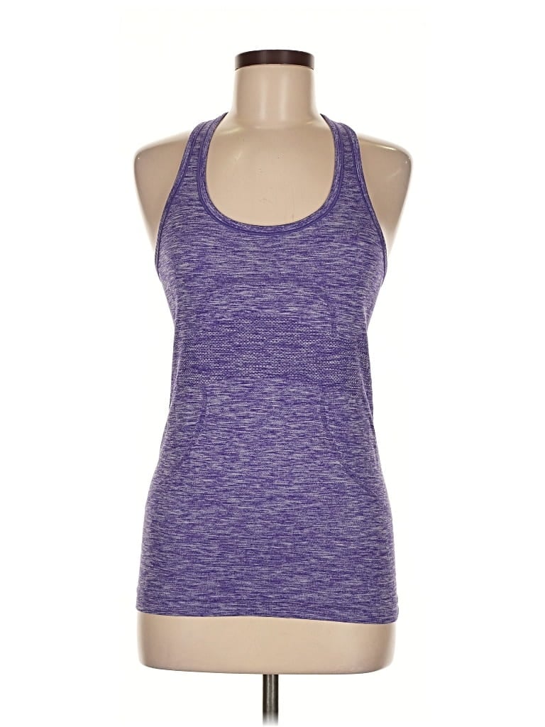 Pre-owned Lululemon Athletica Active Tank Top In Purple