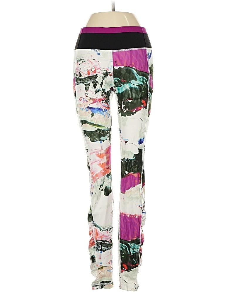 Pre-owned Lululemon Athletica Yoga Pants In White