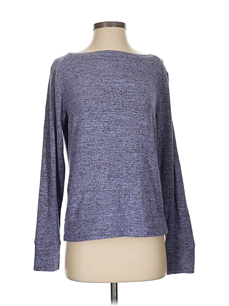 Pre-owned C9 By Champion Long Sleeve Top Gray Boatneck Tops