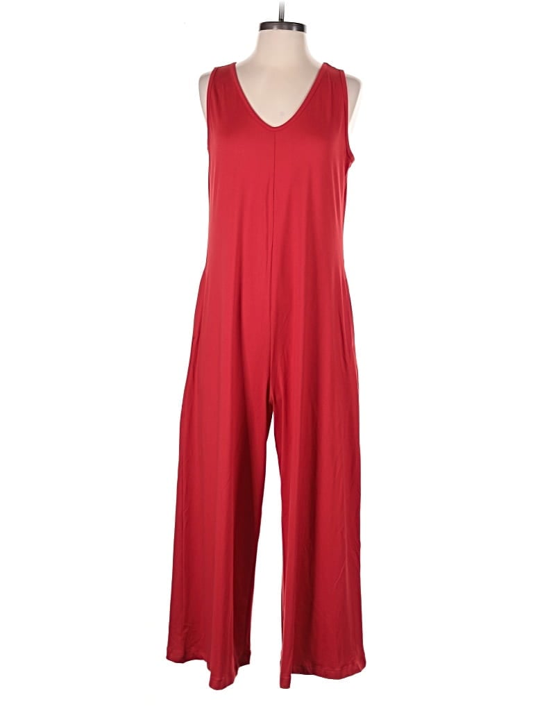 Pre-owned Assorted Brands Jumpsuit In Red