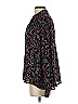 Maeve 100% Rayon Floral Black Long Sleeve Blouse Size 4 - photo 5
