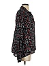 Maeve 100% Rayon Floral Black Long Sleeve Blouse Size 4 - photo 4