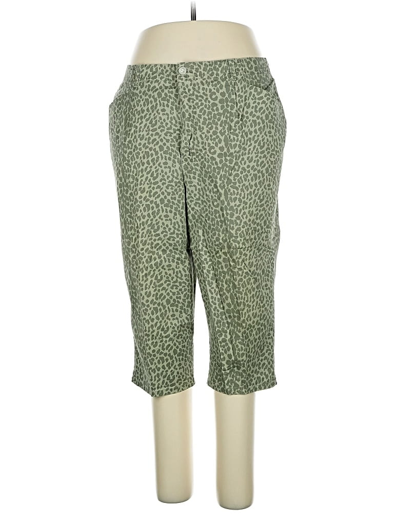Pre-owned Gloria Vanderbilt Casual Pants In Green