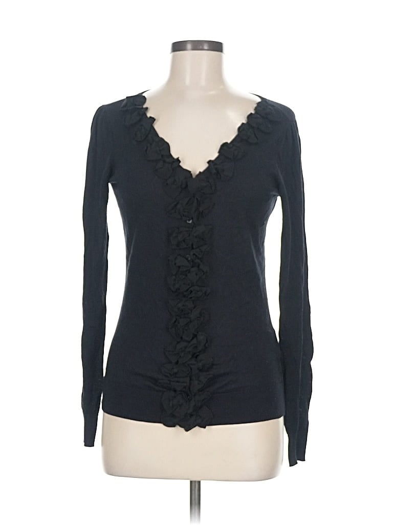 Pre-owned Ted Baker Cardigan Sweater In Black