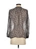 Joie 100% Silk Gray Long Sleeve Silk Top Size XS - photo 2