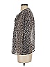 Joie 100% Silk Gray Long Sleeve Silk Top Size XS - photo 5