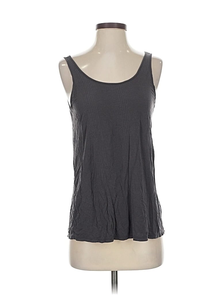 Pre-owned Tommy John Sleeveless Top Gray Scoop Neck Tops