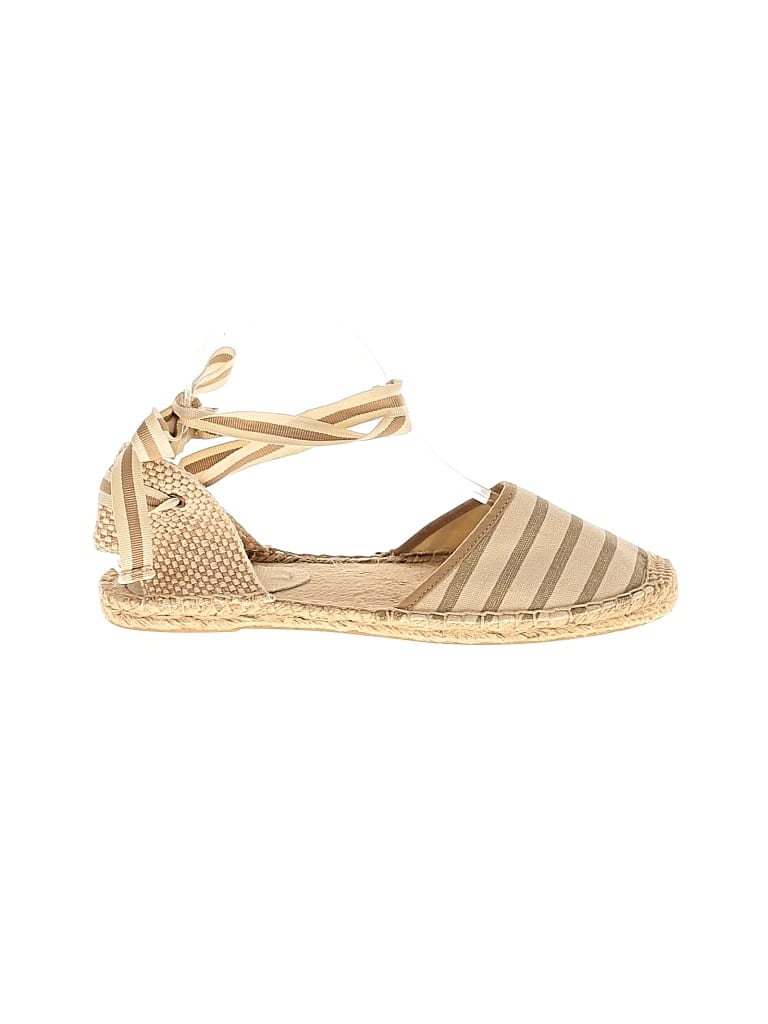 Pre-owned Soludos Flats In Brown