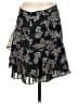 Reiss 100% Polyester Camo Black Casual Skirt Size 4 - photo 2