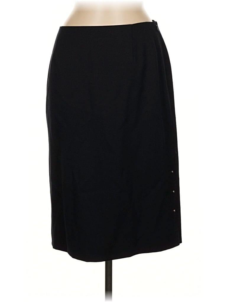 Pre-owned Escada Wool Skirt In Black