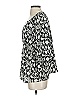 Joie 100% Silk Silver 3/4 Sleeve Silk Top Size XS - photo 5