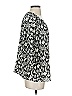 Joie 100% Silk Silver 3/4 Sleeve Silk Top Size XS - photo 4