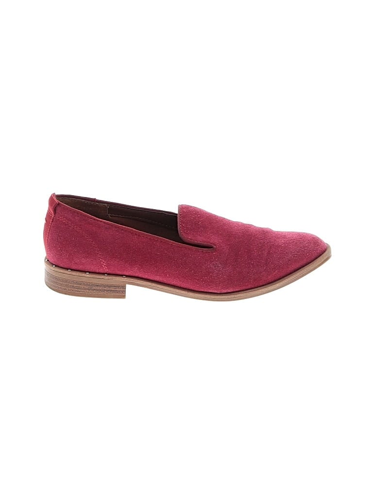 Pre-owned Franco Sarto Flats In Red