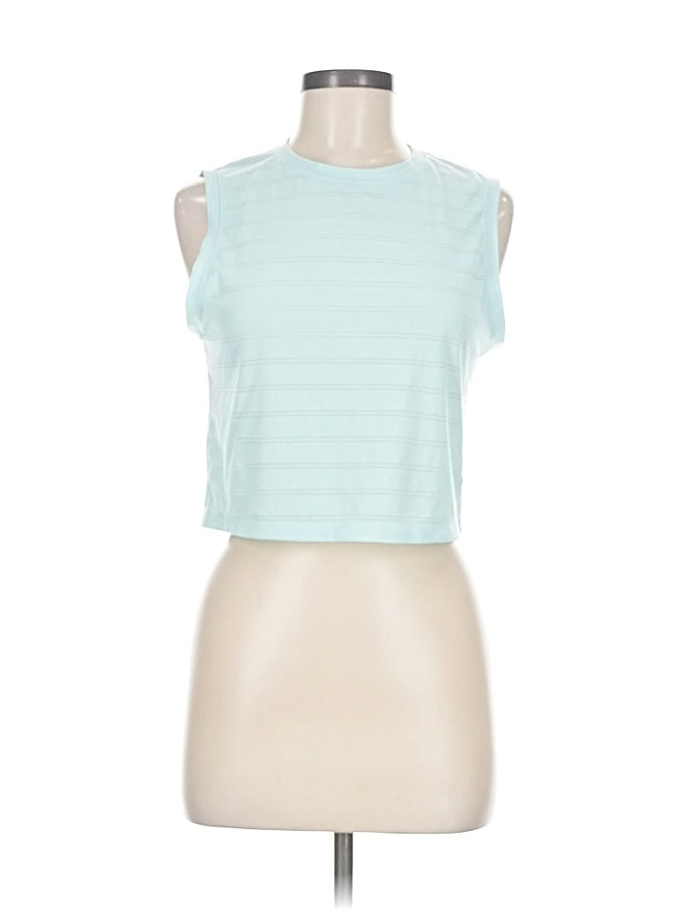 Pre-owned Champion Sleeveless T-shirt In Blue