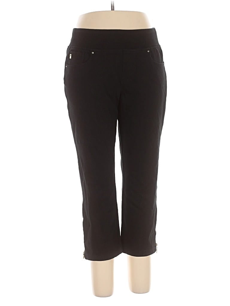 Pre-owned Belle By Kim Gravel Jeggings In Black