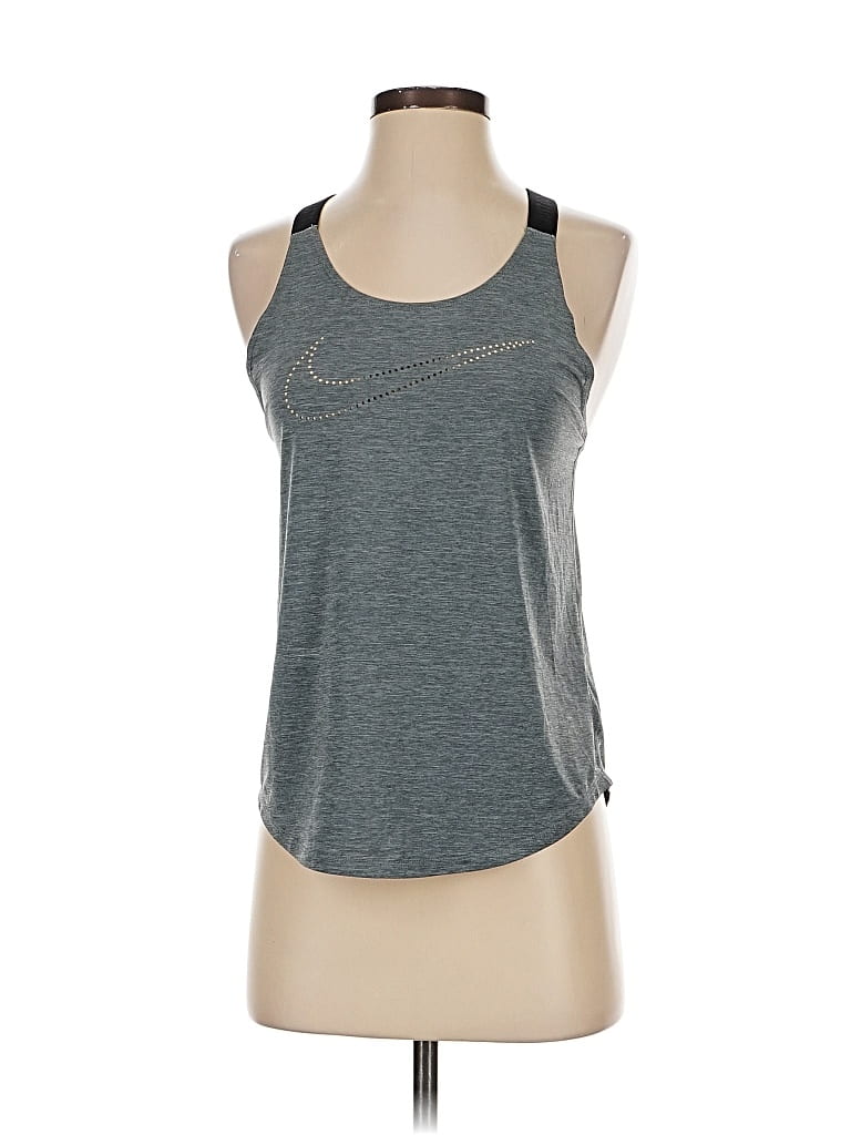 NIKE Pre-owned Active Tank Top In Gray