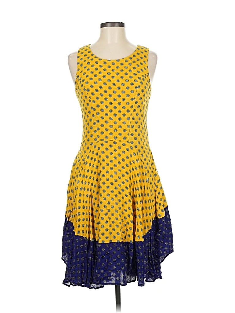 Pre-owned H&m Casual Dress In Yellow