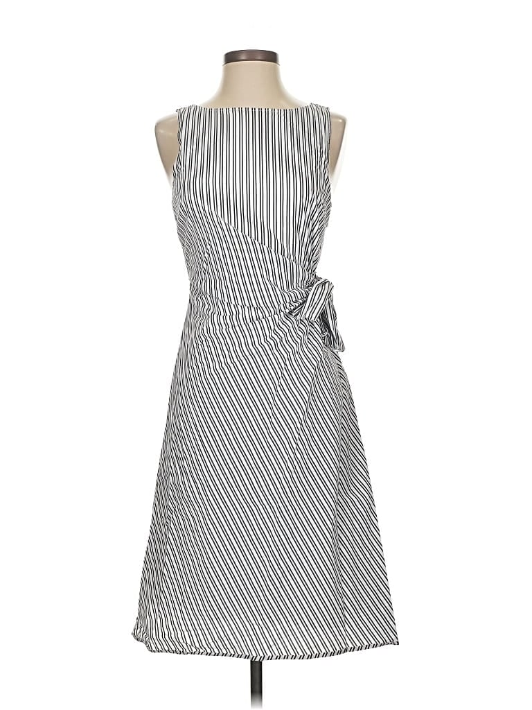 Pre-owned Donna Karan Casual Dress In Gray