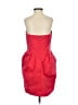 Pinko 100% Polyester Red Cocktail Dress Size 6 - photo 2