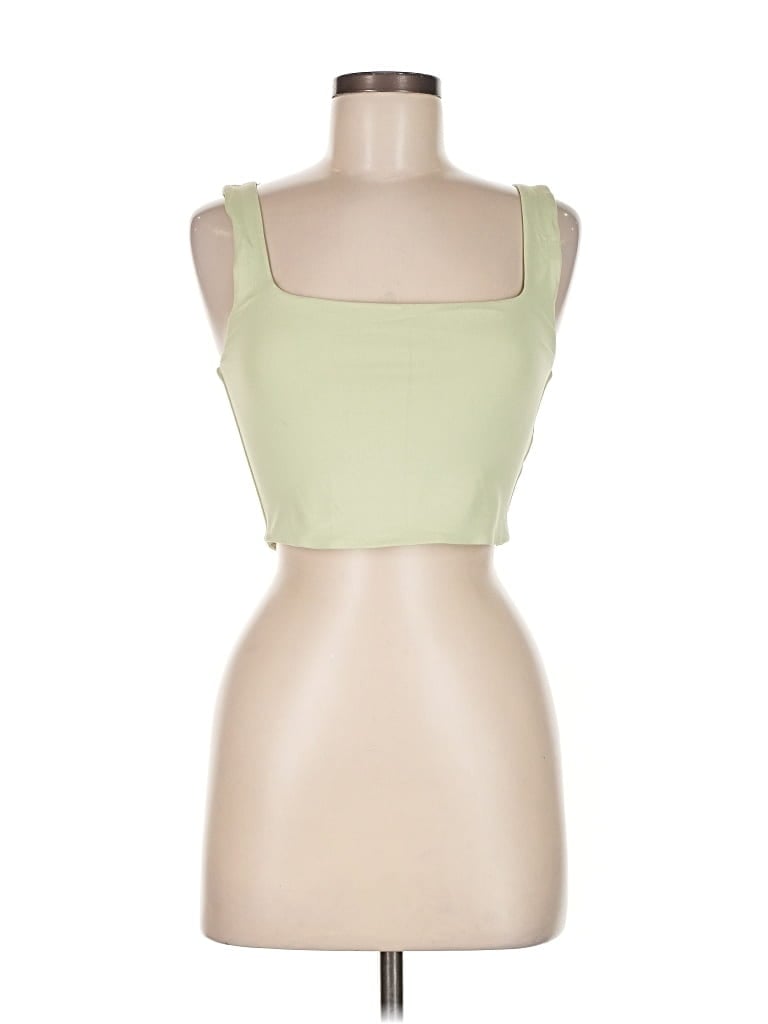 Pre-owned Babaton Sleeveless Top Green Square Neckline Tops