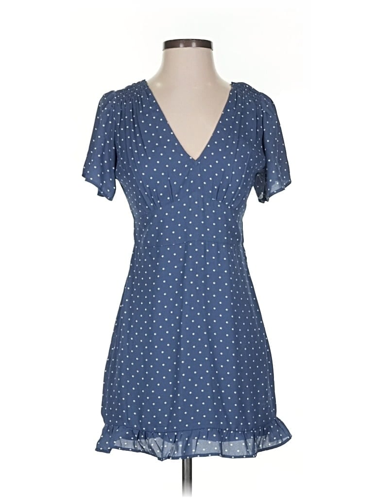 Pre-owned Abercrombie & Fitch Casual Dress In Blue