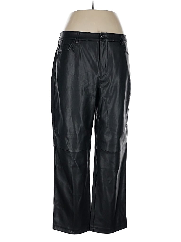 Pre-owned Mng Casual Pants In Black