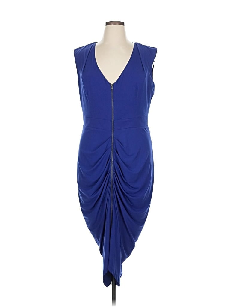 Click to view more detailed imagery on our partner's website Pre-owned City Chic Cocktail Dress In Blue