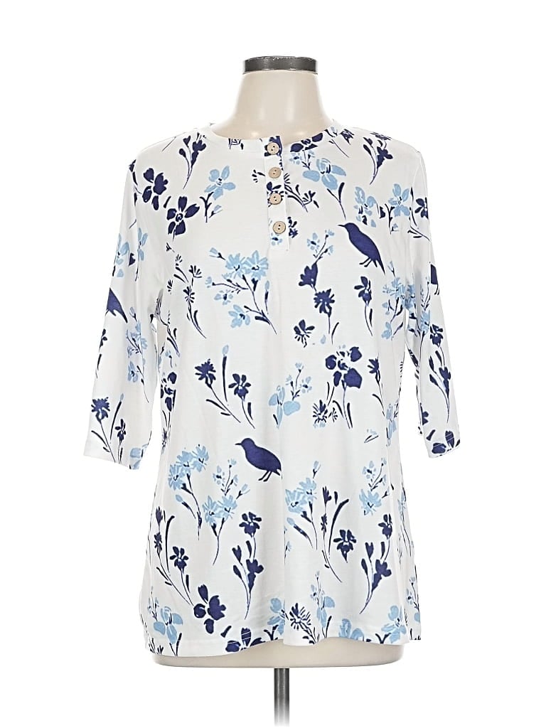 Click to view more detailed imagery on our partner's website Pre-owned Unbranded 3/4 Sleeve Blouse In White