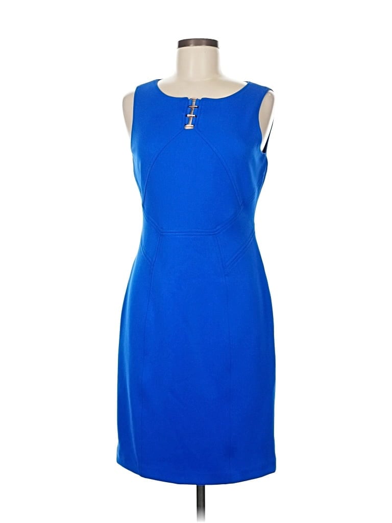 Pre-owned Ivanka Trump Cocktail Dress In Blue