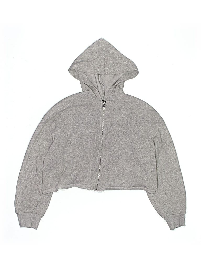 Pre-owned Art Class Kids' Zip Up Hoodie In Gray