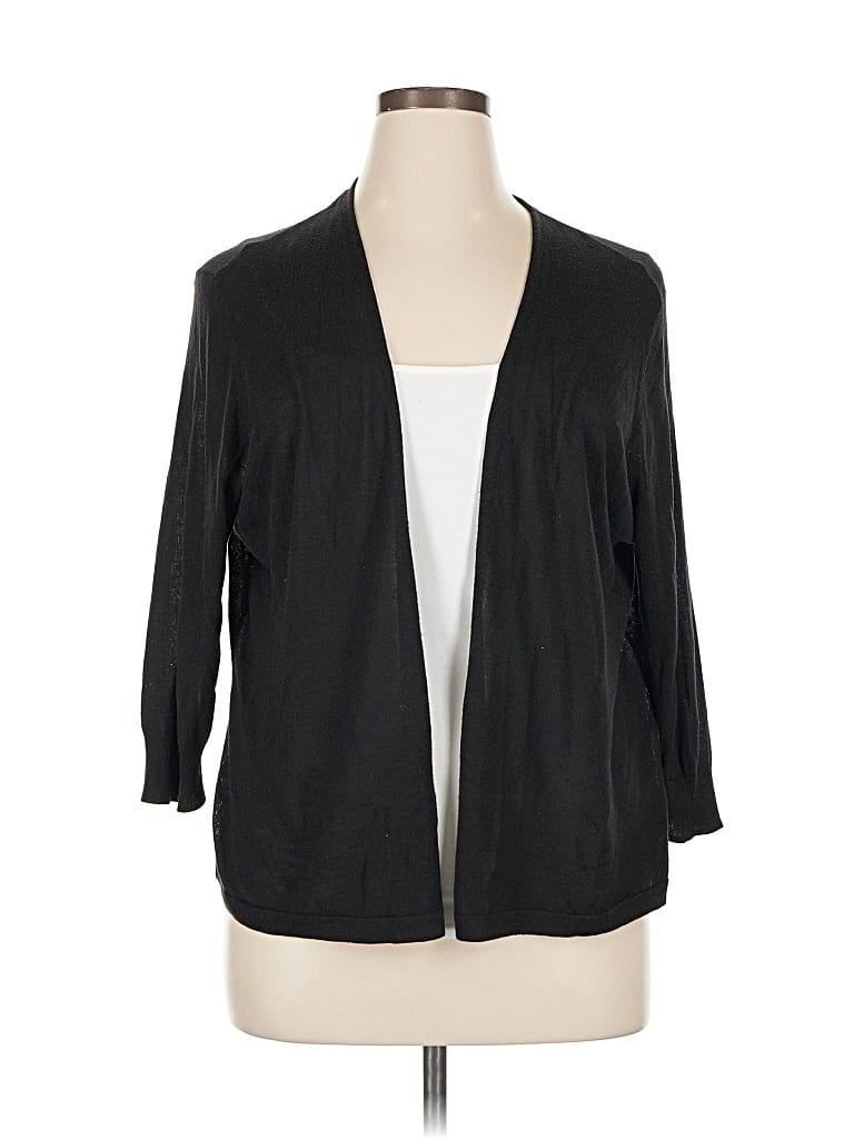 WORTHINGTON Pre-owned Cardigan Sweater In Black