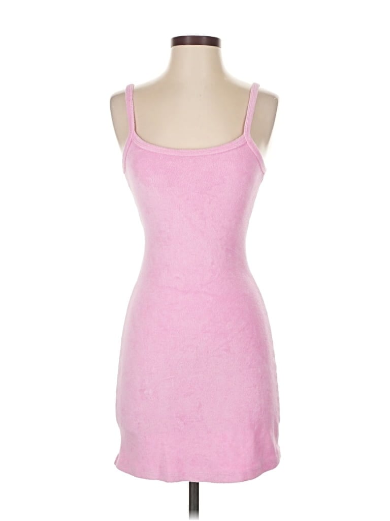 Pre-owned Los Angeles Apparel Cocktail Dress In Pink