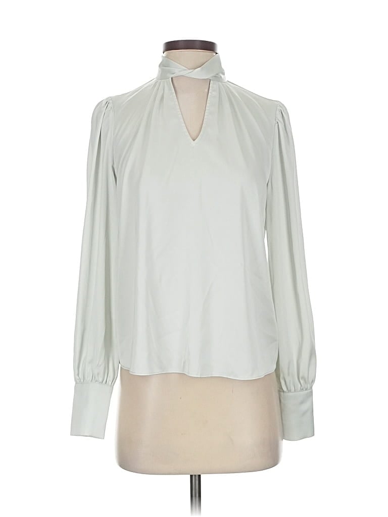 Pre-owned J By Joie Long Sleeve Blouse In White
