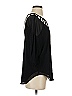 Lost April 100% Polyester Black 3/4 Sleeve Blouse Size S - photo 4